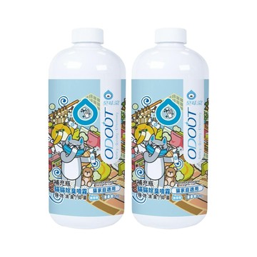 臭味滾 貓貓 除臭噴霧1000ML*2瓶裝