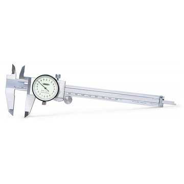 INSIZE 奧地利附錶規尺 200mm/0.01mm 游標尺 金屬量尺 不鏽鋼測量尺 高質感卡尺 1311-200A【領券滿額再折千12/31止】