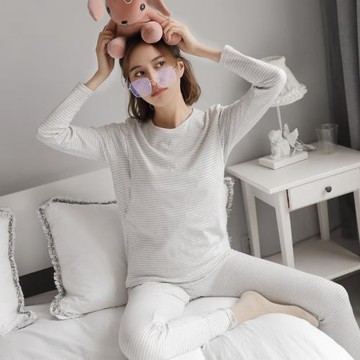 孕婦秋衣秋褲套裝哺乳喂奶純棉睡衣內衣秋冬季產后女月子服家居服