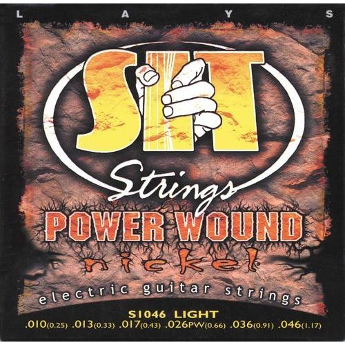 SIT STRINGS エスアイティストリングス エレキギター弦 PowerWound Light S1046 .010-.046 国内正規