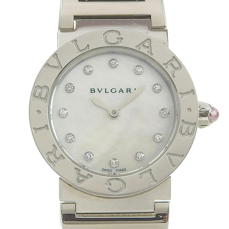 BVLGARI ブルガリ ブルガリブルガリ 12Pダイヤ BBL26S 腕時計 SS ...