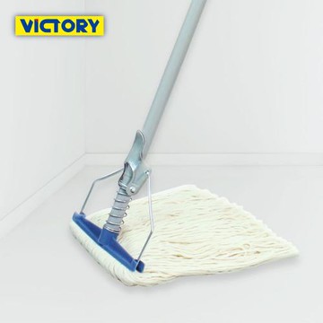 VICTORY-彈簧鐵夾棉紗拖把(1拖3布)