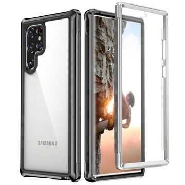 適用三星S22透明殼防摔戶外運動S22ultra防摔S21+全包殼三防殼