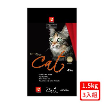 CATS EYE貓眼-全齡貓健康成長糧 1.5kg (EYE9810) X(3入組)
