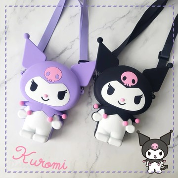 天藍小舖-酷洛米造型矽膠斜背包-共2色-$250【A11115562】