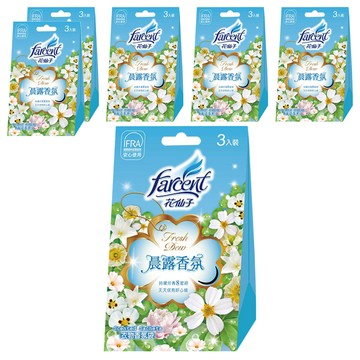 farcent 花仙子 衣物香氛袋 3個  晨露香氛  30g  6盒
