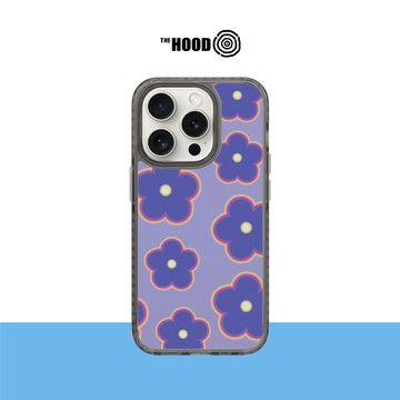 The HOOD創意系列 Midnight Blossom iPhone 16/15 Pro 磁吸氣墊/鏡面保護手機殻
