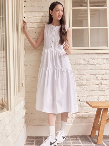 Sunny Shirring dress (3COL) Y40011