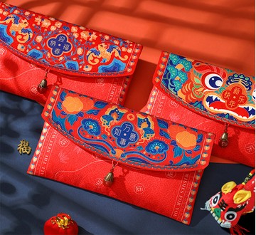 2022 新款 新年紅包 創意 虎年 春節 萬元紅包 壓歲錢 布紅包