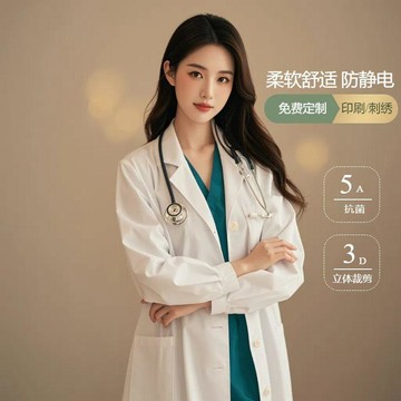 【台灣出貨】美容師工作服 美容服 美容制服 美容專用工作服 韓版護士制服 醫用長短袖白大褂 男女同款厚薄款 藥店工作服