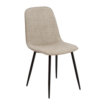 【多瓦娜】依夫造型皮DIY餐椅/二色卡其