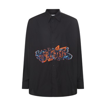 Off-white - Black Multicolour Cotton Blend Shirt