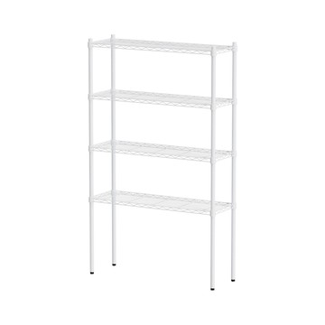 【Y HOUSE】90x30x150公分 輕型四層鐵架 鐵力士架 層架-烤漆白