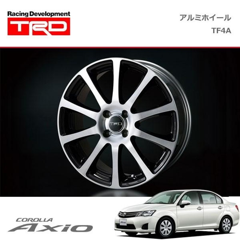 TRD アルミホイール TF4A 16インチ 1本 カローラアクシオ NZE161 NZE164 NRE161 NKE165 12/05〜15/03  除く1.3L車 | LINEショッピング