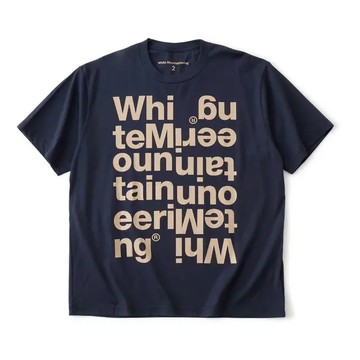 WM DOUBLE LOGO T-SHIRT NAVY