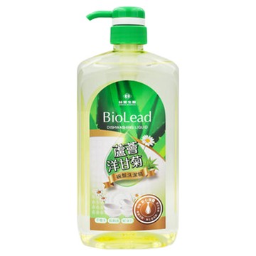 台塑生醫 BioLead 蘆薈洋甘菊 碗盤 洗潔精 洗碗精 壓送瓶  1kg  1瓶