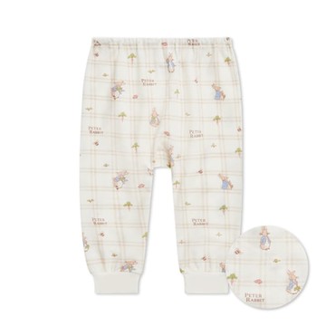 格紋比得初生褲 (美麗諾羊毛布)