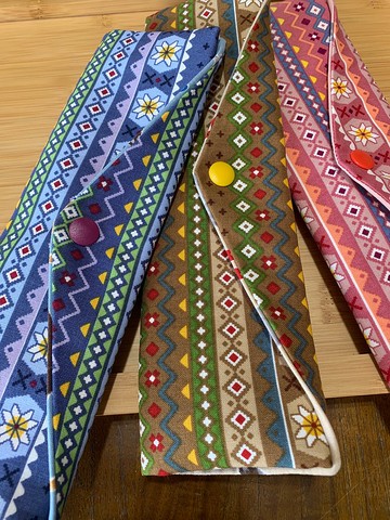 文青風環保純棉筷袋特惠3個一組~ 我們這一家 賽德克  萌寵 日本