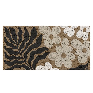 好物良品 花卉系列 大尺寸可剪裁玄關大門絲圈刮泥墊 120 x 60cm  魅影浮花  1個