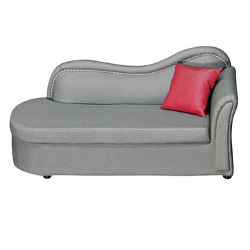 文創集 普可典雅風耐刮皮革貴妃椅(二色可選＋左＆右二向扶手可選)-165x71x75cm免組