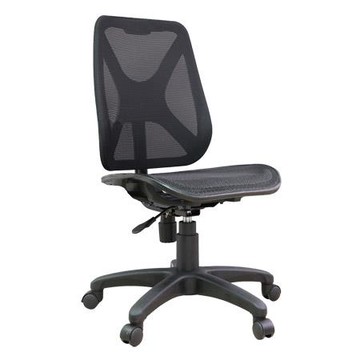 樂活LOHAS 低背洞網辦公椅/LM-UK107/黑(限送台灣本島)