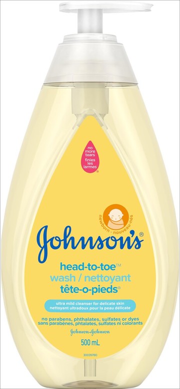 進口johnson's嬰兒 洗髮沐浴露 500ml*1