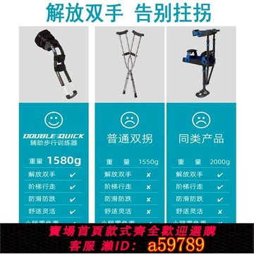 【台灣公司 可打統編】醫用腳踝扭傷小腿骨折助行器扭傷骨折輔助行走助力器單腿助行柺杖