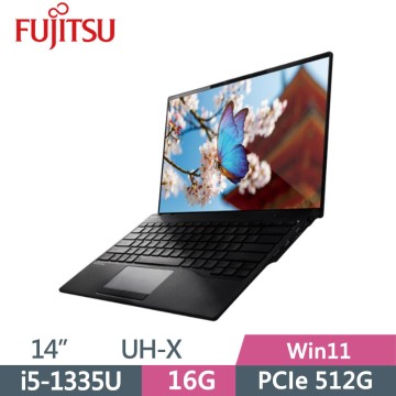 FUJITSU 富士通UH-X FPC02679LK 黑(i5-1335U/16G/512G/Win11/FHD/14