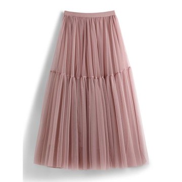 春夏10米大擺網紗蓬蓬蛋糕裙仙女高腰顯瘦百搭垂感柔順a字長紗裙