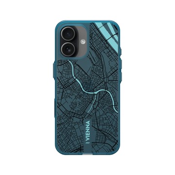 iPhone 17 Clear (相機按鈕) 夜幕藍 - JOCR - Vienna (Black Logo)