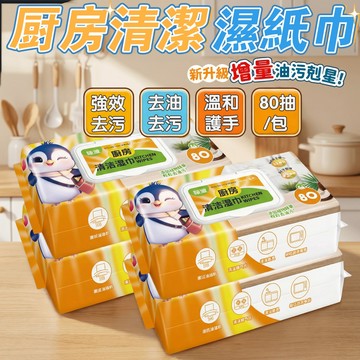 廚房清潔濕巾 廚房濕紙巾 濕巾 加厚濕紙巾 免洗抹布 抹布拋棄式 廚房去汙濕紙巾 廚房清潔紙巾 抽取式清潔巾 擦油紙