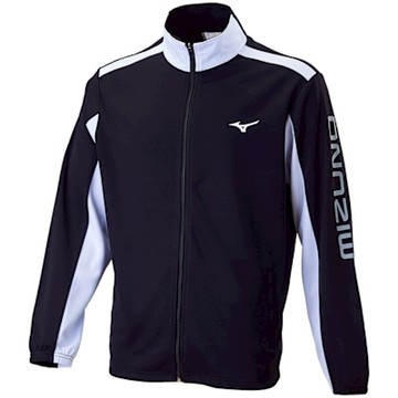MIZUNO 美津濃 外套 男 運動立領外套 防曬 黑白 32TCC03409