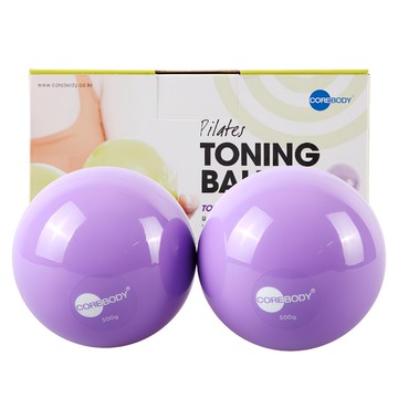 Corebody 彼拉提斯塑身球 紫色 500g 2入