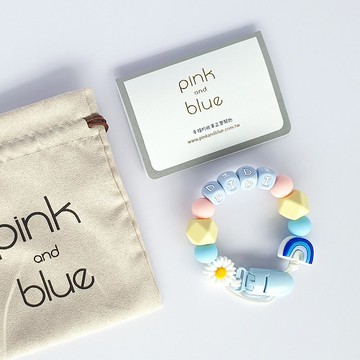 DIDI 雛菊 彩虹 客製化奶嘴鏈