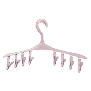 葉子小舖 多功能防滑襪子衣架  43.5 x 23.5cm  北歐粉