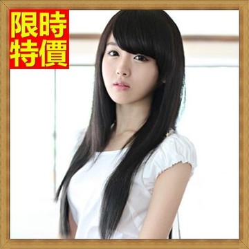 女假髮整頂假髮長假髮-優雅氣質直長髮斜瀏海女美髮用品3色69o54【獨家進口】【米蘭精品】