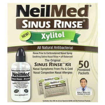 NeilMed, Sinus Rinse®，木糖醇，鼻竇衝洗™ 套件，2 件套