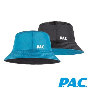 【PAC德國】雙面口袋折疊漁夫帽PAC30441002幾何藍綠/黑/防曬抗UV/超輕量/雙面可使用