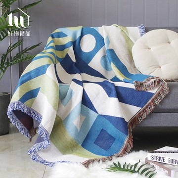 【好物良品】《孟菲斯》雙面針織沙發毯蓋毯露營毯