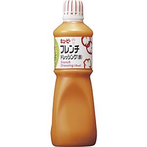 ★まとめ買い★　QP　フレンチドレッシング　赤　1L　　×9個