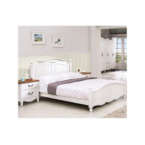 瑪莎白色6尺床台