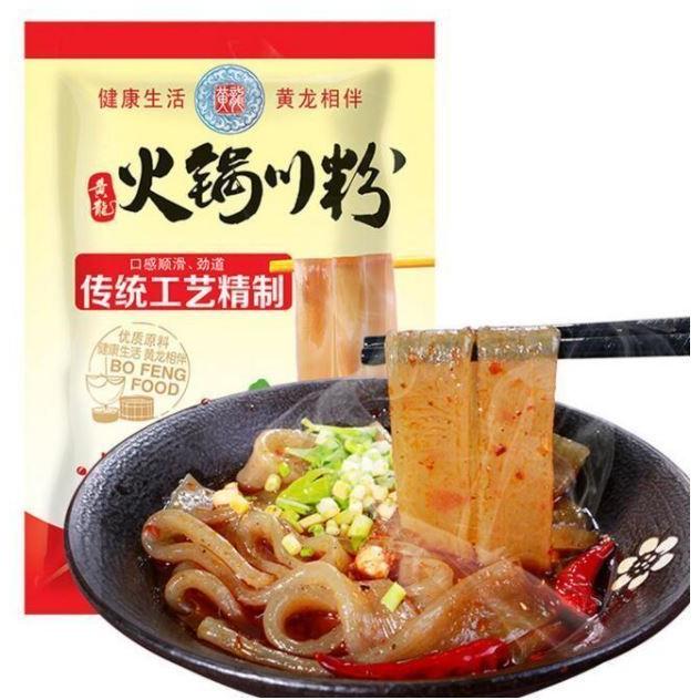 黄龍 火鍋川粉 粉皮 はるさめ 240g 寛粉皮 鍋料理用春雨 春雨