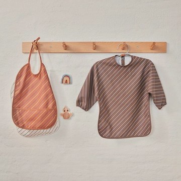 OYOY MINI   圍兜2入組 - 香草焦糖夾心