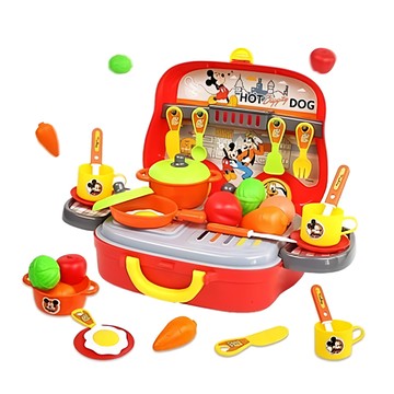 MICKEY MOUSE 米奇 迪士尼系列  展開27 x 25 x 28cm  米奇廚房隨身盒  1組