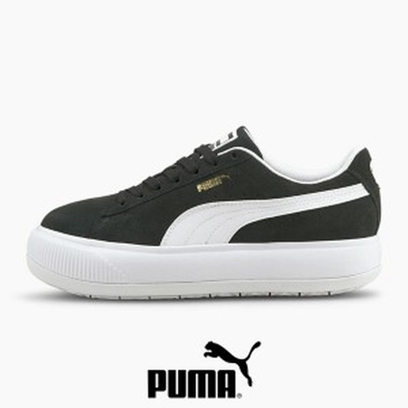 プーマ スニーカー メンズ 黒 厚底 スウェードマユ おしゃれ ブランド Puma ローカット ローカットスニーカー 本革 本皮 革靴 皮靴 カジ 通販 Lineポイント最大4 0 Get Lineショッピング