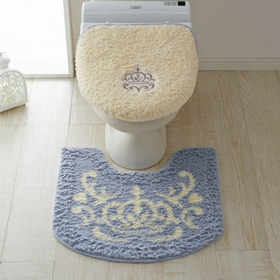 綿素材を使ったトイレマット フタカバー 単品 セット クラウン柄 通販 Lineポイント最大get Lineショッピング