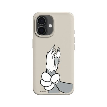 iPhone 16 SolidX 貝殼灰 - 湯姆貓與傑利鼠 Tom and Jerry - Gotcha
