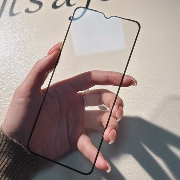 適用三星A06全屏絲印防窺膜SAMA16/A15高鋁大弧iqoo9防靜電鋼化膜鑫弘-3C數碼