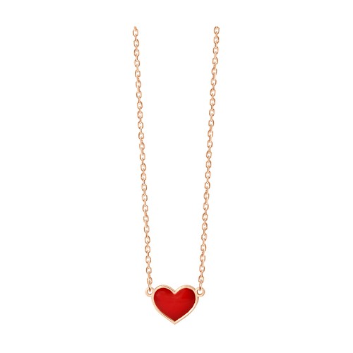 Heart emoji necklace