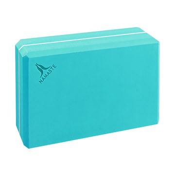 台灣 NAMASTE 65D瑜珈磚 YOGA BLOCK S 300g  S  蒂芙尼藍  1個